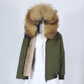 OFTBUY 2023 Men's Waterproof Winter Parka Real Rabbit Fox Fur Liner and Collar Hooded Streetwear Bomber Jacket Formal Style