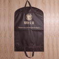 Factory Sales Customized Black Reusable Dustproof Foldable Non Woven Dress Garment Suit Cover Bag With Custom Logo