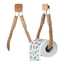 Wall Mounted Home Decoration Paper Towel Rack Hemp Rope Toilet Paper Holder Rope Household