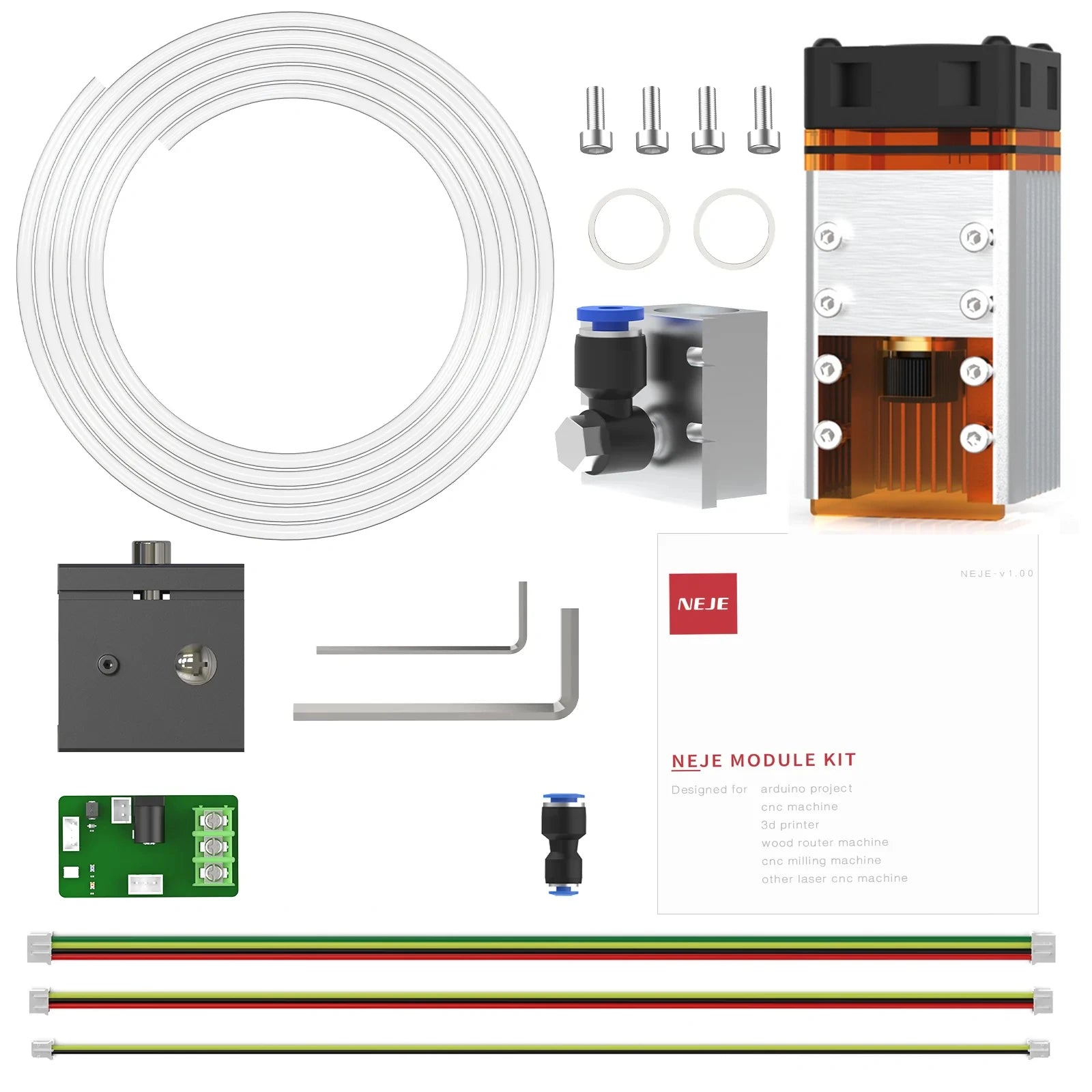 Hot Sale NEJE A40630 7.5W 445nm CNC Laser Engraving Module Kit Engraver Head
