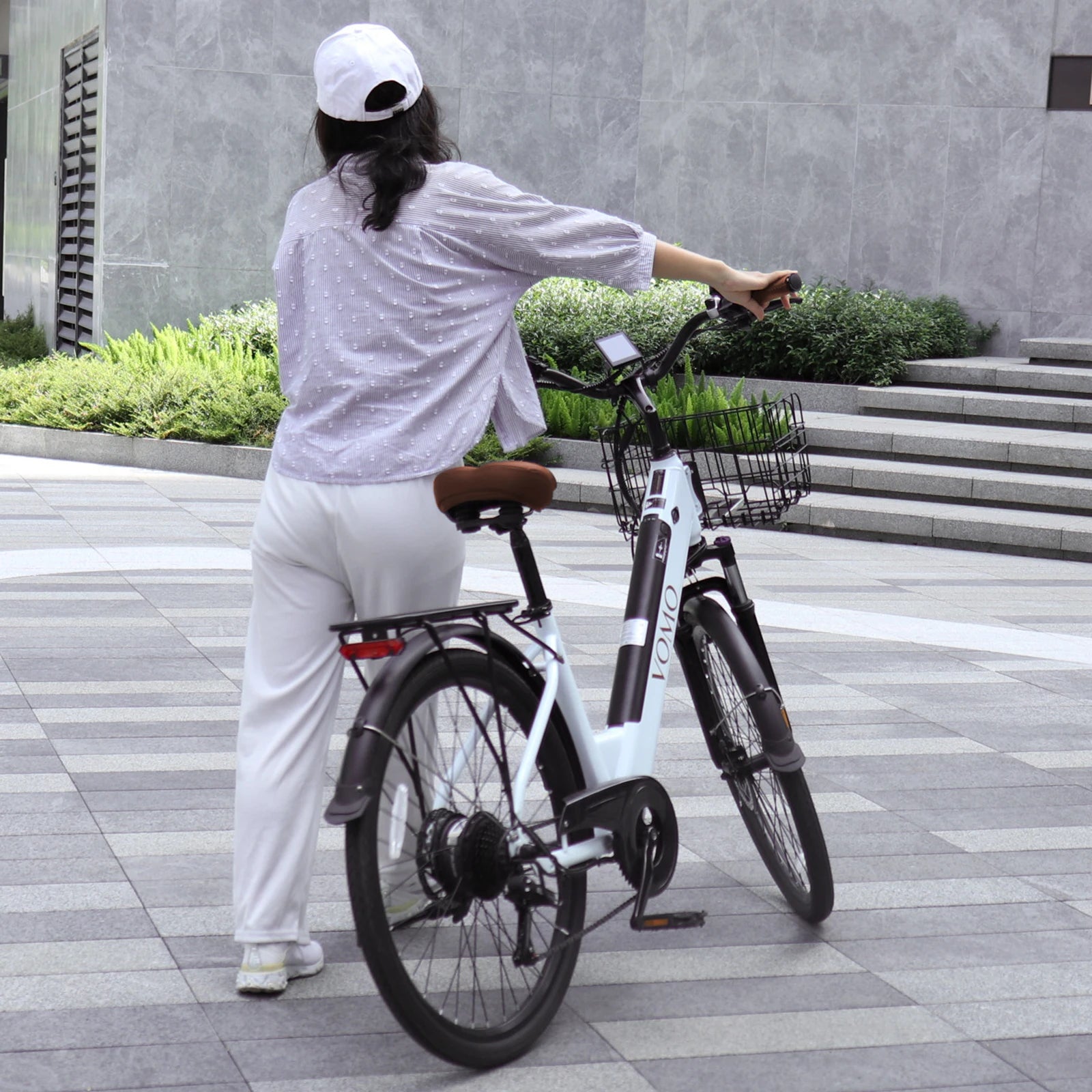 VOMO CS20 Cheap CITY Ebike Fast EU Warehouse Lady Long Range Electric Bicycle Woman E Bike 250W Citybike CS20 Ebike