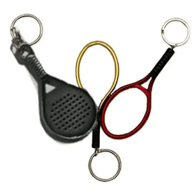 Wsnbwye Custom Beach Tennis Racket Keychains llaveros Anime Sublimation DIY CHAVEIRO Metal Racket Keychain