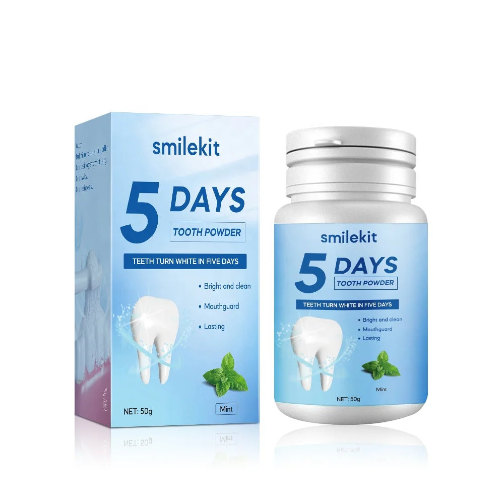 SmileKit Customized Logo Mint Flavor Tooth Whitening 5 Day Powder