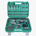 Auto Repair Multifunctional 108-Piece Carbon Steel Socket Set with Hard Case OEM Ratchet Handle Hand Tool Set