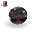 Baifu Jewelry Top Quality Loose Round Russian Coffee Zircon