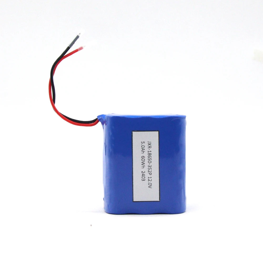 Customized 18650 21700 Lithium Ion Battery 11.1v 12v 5000mah 3s2p Rechargeable Lifepo4 Li Ion Batteries With Xt60 for Led