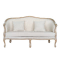 Luxury and Modern Living Room Furniture 2 Seater Fabric Linen Sofa Wedding Arm Furniture Sofa