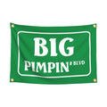 Promotional Product Online Design 3*5ft 100% Polyester Wall Decoration Customize Big Pippin 'blvd Flag