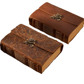 Genuine Leather Journal Writing A5 Notebook Hand Make Vintage Daily Notepad Journal Notes