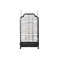 New Design Luxury Breathable Multi Sizes and Colors Sustainable Premium Metal Quality Single Big Room Parrot Cage With Wheels