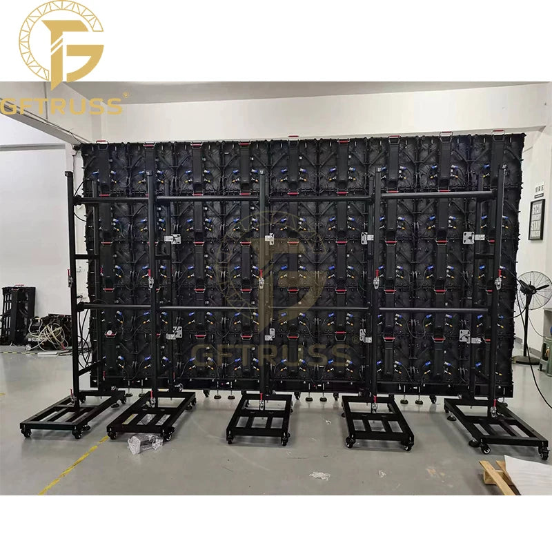 4m*2m Led Screen Wall Ground Support Stand Back Frame Truss
