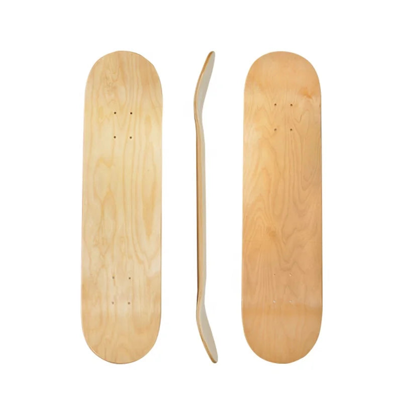 Cheap 31*8inch Blank Skate Board Deck Wholesale 7 Ply Wood Custom Skateboard Decks 8