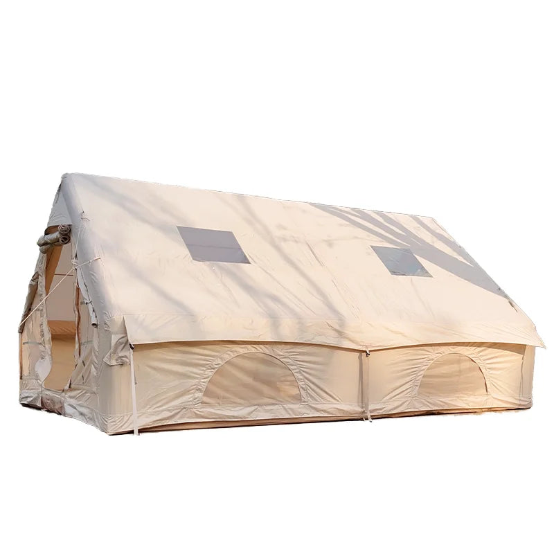 Large Luxury 6-8 Persons 420D Oxford Fabric Waterproof Inflatable Camping Air House Tent for Outdoor Camping