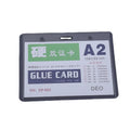 Wholesale Fashionable PVC ID Badge Card Holder Durable Clear Vertical Card Credit Cards Minimalist Letter Bags Packaging Gifts