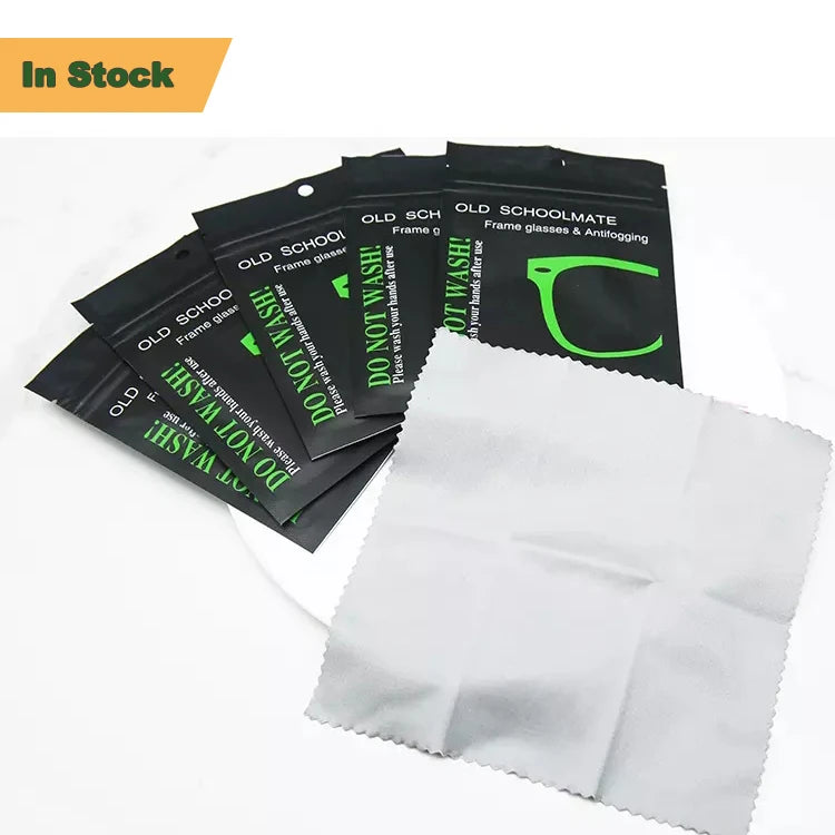 Anti Fog Lens Wipes Pre-Moistened Anti-Fog Wipes 15*15cm 6''*6'' for Eye Glasses Reusable Cleaning Cleaner Wipes