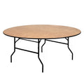 Portable Wood Folding Round Table Outdoor for Wedding  Round Banquet Hotel