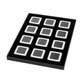 GemTrue High Quality Exquisite Metal Loose Gem Gemstone Diamond Display Box Tray Set