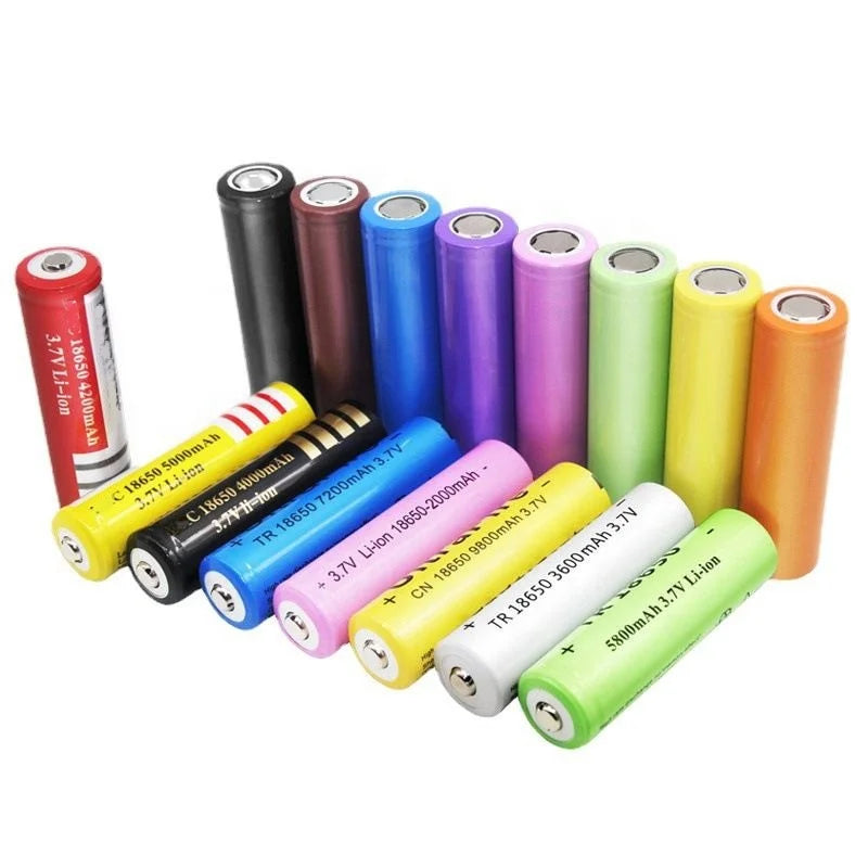 18650 Rechargeable Lithium Ion Batteries 2000-3200mAh 3.7V 500 Cycles 12-Month Warranty