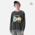 Yali Custom logo Blank Vintage Wash Hoodie With No Labels Oversized 3d Custom Puff Printing Hoodie