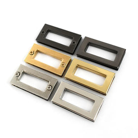 Deepeel BF791 30mm Handbag Hardware Accessories Bag Screw Corner Hook DIY Bags Strap Clasp Square Eyelet Buckle