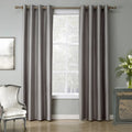 Modern Hawaiian Style Pleated Window Curtain Set for Luxury Living Room Customizable Woven Curtains