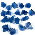 Wholesale Healing Meditation Crystal Raw Stone Semi Natural Quartz Blue Fluorite Rough Stone Mineral Specimen Home Decoration