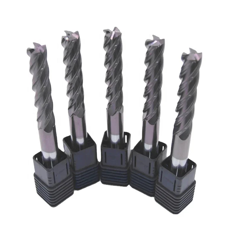 75mm HRC60 Solid Carbide Face Milling Cutter | 4-Flute AlTin Coated for Hardened Steel | Precision CNC OEM End Mill