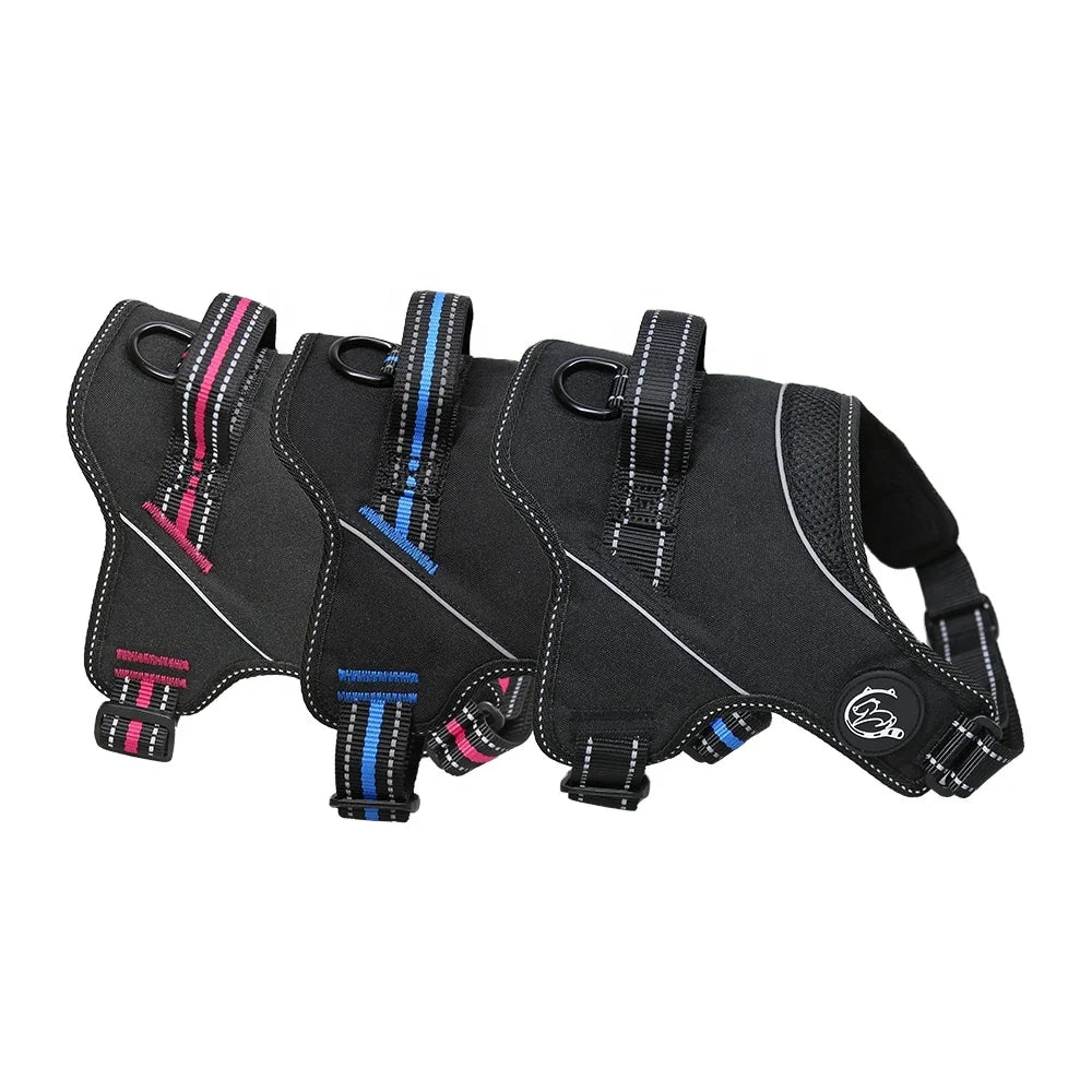Chest Polyester Front Bondage 2021 Sport Dog-harness logo Soft Mesh Padded Low Price for Large Dog Pet Dog Harness