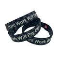 Fashion Elastic Wristband Custom logo Fabric Bracelet Sport Basketball Festival Stretchable Elastic Bracelets