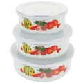 Senny Online Porcelain Wholesalers for Camping Custom Printed Enamel Snacks Bowls and Plates