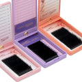 Matte Black 0.03 0.05 0.07mm Eyelash Extension Own Brand Wholesale Pbt Fiber Individual Lashes New Box
