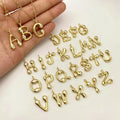 2025 Fashion A-Z Balloons Initial Letter Pendant Necklace Bubble Letter Alphabet Necklace for Women Jewelry