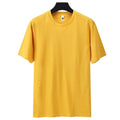 Wholesale Round Neck Short Sleeved T-shirt With Shoulder Down Design t Shirt Over Size Men 100% Cotton