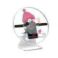 30cm 3D Holographic Display Fan Projection 2 Blades with Cloud Control & Wifi for Equipment Display
