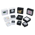 Acrylic Lid and Lid Transparent Glass Surface Material Gemstone Bare Diamond Jewelry Display Storage Packaging Box Jewelry Props