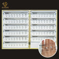 Fancy Shapes Diamonds Size Reference Chart Diamond Size Chart Set Box 5A Cubic Zirconia Ring Main Stone Comparison Tool