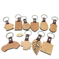 Custom Carved Wooden Key Chain Gift Wood Keychain