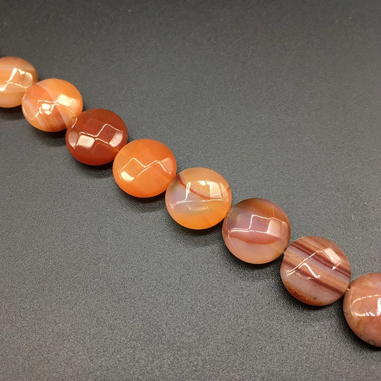 DIY 2022 Carnelian Stone loose beads for making beaded bracelet and necklace DIY jewelry