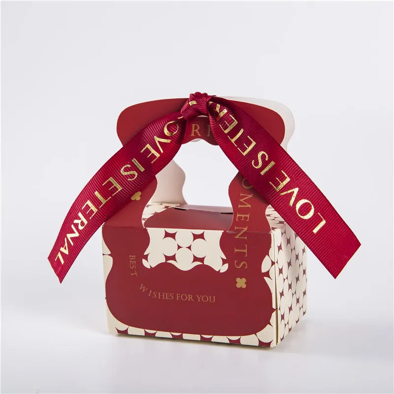 Factory Ready Stock Christmas Goody Gift BoxesXmas Treat Boxes Assorted Paper Candy Boxes for Kids' Party Supplies