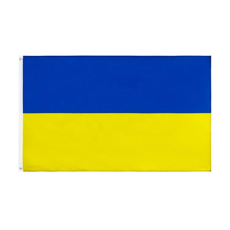 90X150cm New Ukraine National Flag Hanging Polyester Blue Yellow Peace Decoration UKR Flags