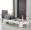 Yoga Training Exercise Fitness Oak Pilates Reformer Fitness White Reformer Pilates Machine