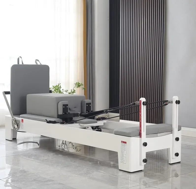 Yoga Training Exercise Fitness Oak Pilates Reformer Fitness White Reformer Pilates Machine