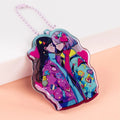 Cartoon Anime Star Transparent Acrylic Charms Custom Promotional Gifts Double-sided Printing Logo Acrylic Keychain Custom