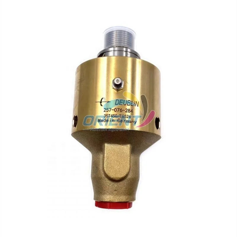 Good Quality 257076284 257-076-284 Printing Machine Ink Roller Water Cooling Rotary Joint for KBA Spare Parts Printing Machine