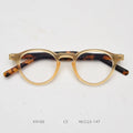 2026 Female Oval Glasses TR90 Frame Acetate Leopard Brown Grey Male Small Glasses Frame Fashion Decoration Unisex clear Lens