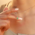 18K Gold Plated Customized Women Silver Vintage Design Pendant Necklace