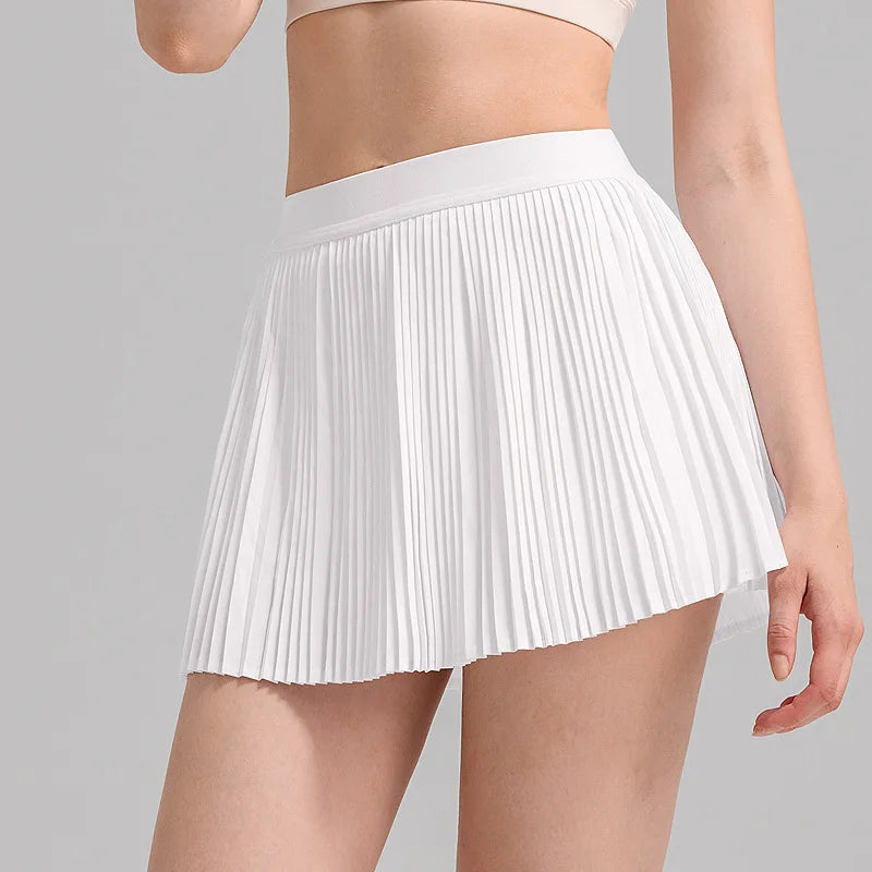 Low Moq Women's High Waisted Lightweight Athletic Golf Skorts Skirts Pleated Tennis Skirt for Women with Pockets Shorts