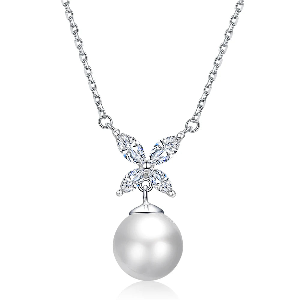 Hot Selling Female Nice Accessories Fashion Delicate Simple Pearl Necklace