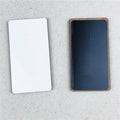 MDFSUB Eco-Friendly Magnetic Sticker Blank Wooden Glossy Rectangle 40x75mm Custom DIY MDF Fridge Magnet Sublimation Magnets