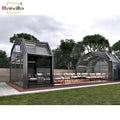 Modern Style Design Heavy Duty Electric Telescopic Folding Sun Room Retractable Glass House Mobile Sunroom Patio Enclosure